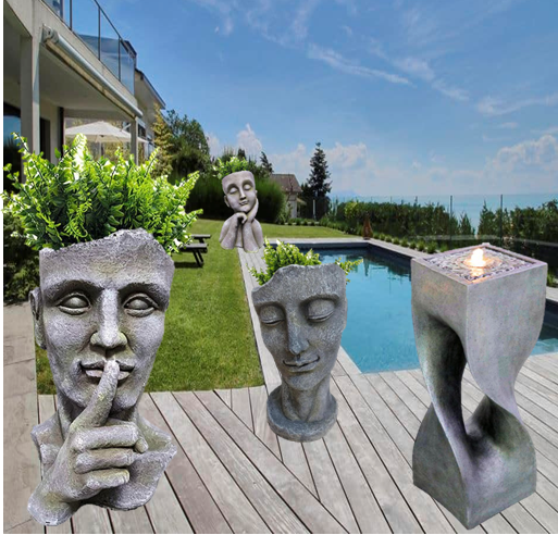 Sarl Cozic Decoration Lorient QC PORTE POT VISAGES 1